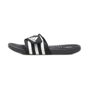 Adidas Adissage Sliders Leather Black Colour For Men