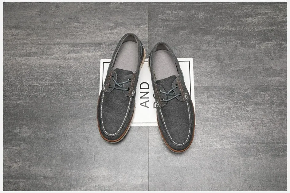 Angelo Ricci™ Designer Canvas Lightweight Loafers