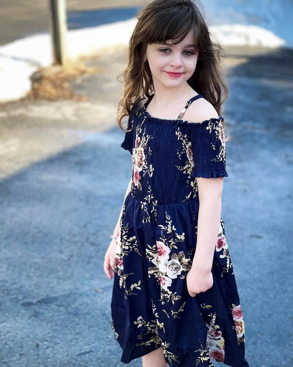 Arshiner Girls Casual Summer Floral Sleeveless Sundress Cami Dress