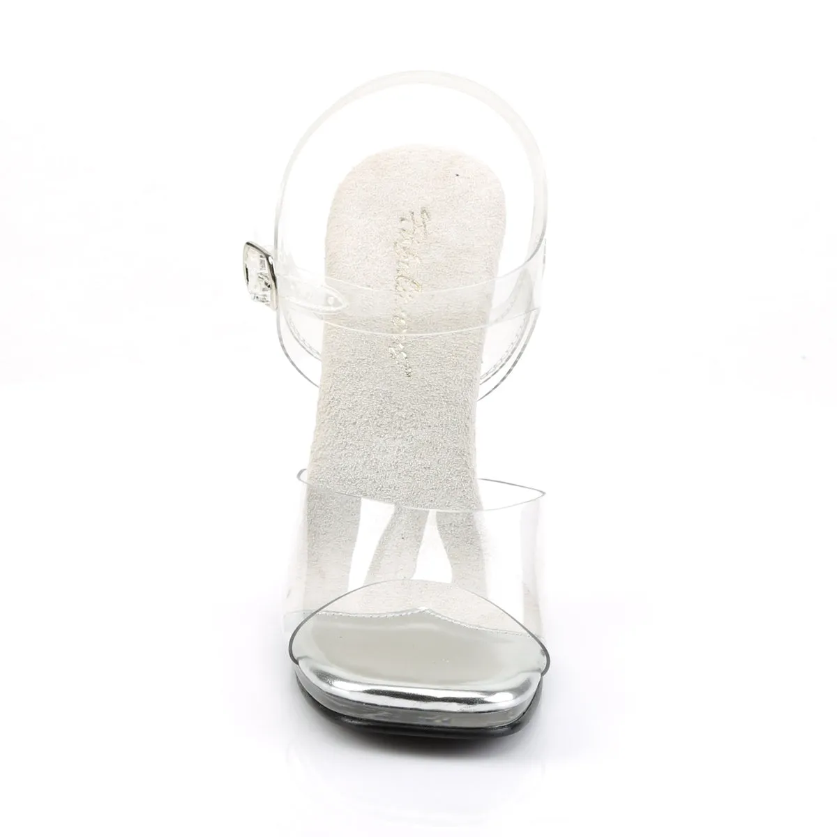 CHIC-08 Fabulicious 4 1/2" Chic Clear Sexy Shoes (Posing Shoes)