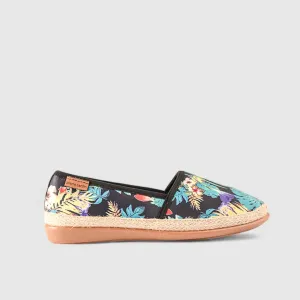 Comfort Pump Black Floral 10546