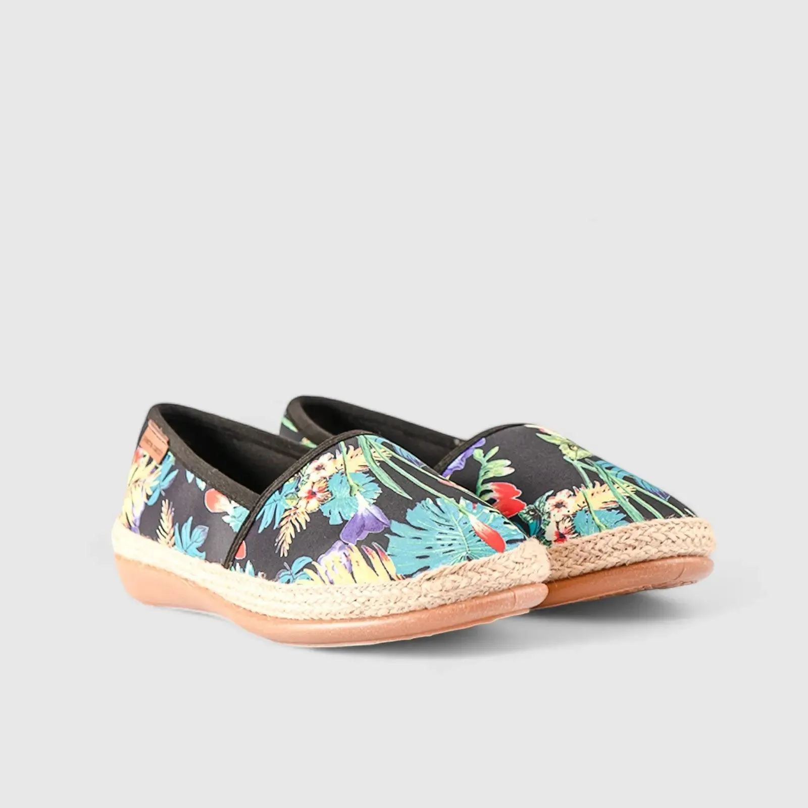 Comfort Pump Black Floral 10546