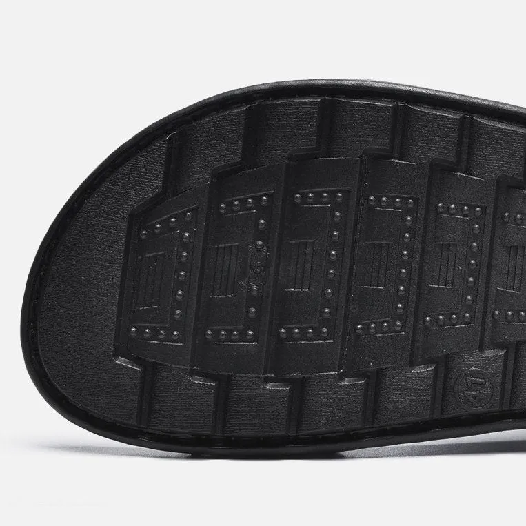 Cuzcare Men Velcro Rubber Sandals Fashionable Casual Summer Footwear