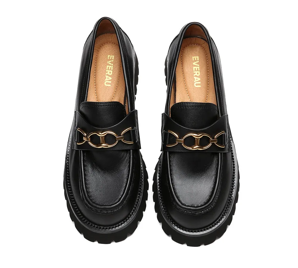 EVERAU® Women Chunky Platform Flat Patty