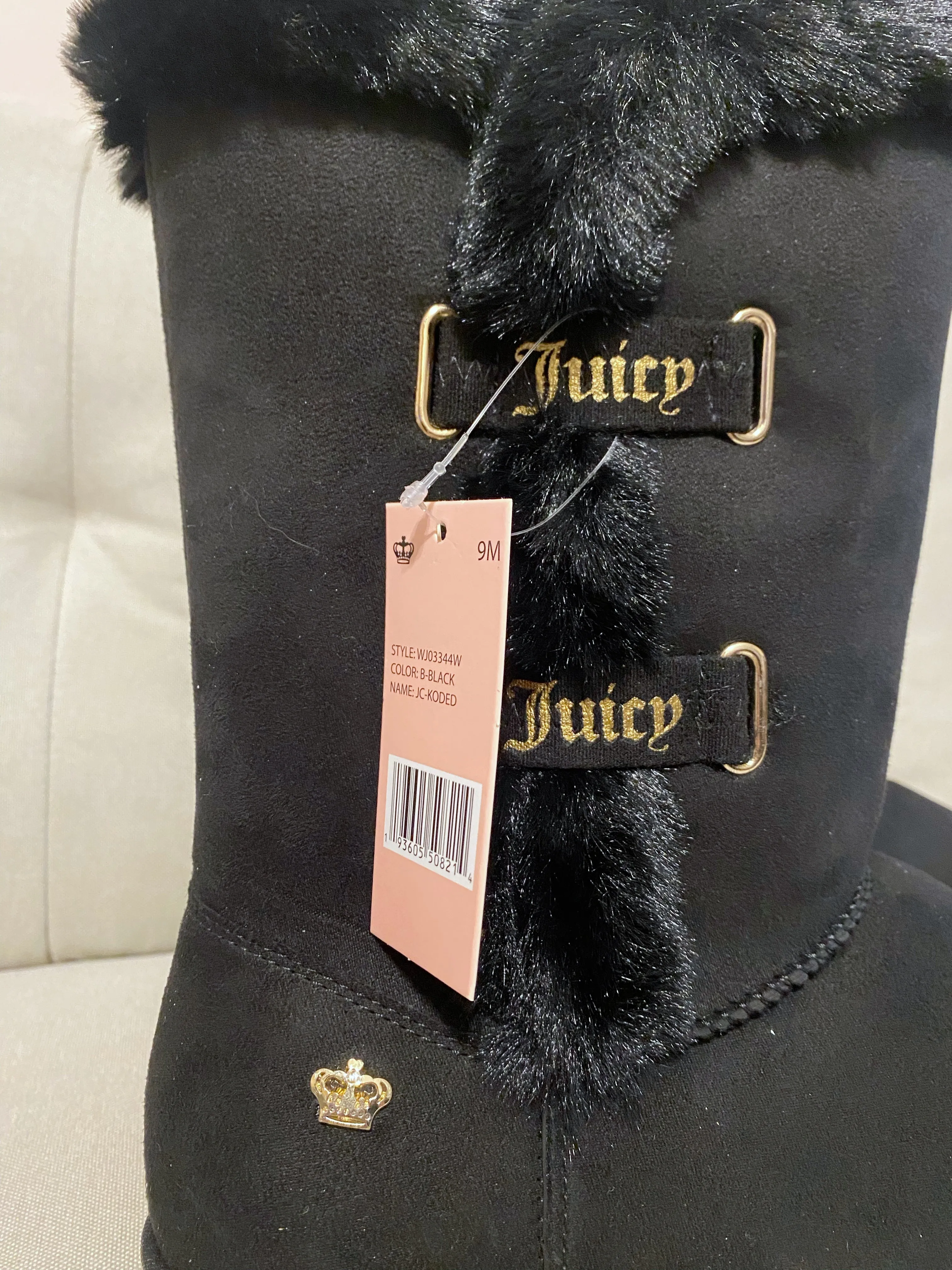 Juicy Couture Boots size 9 NWT