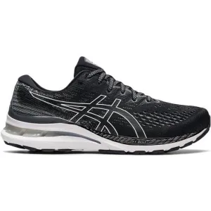 Men's Asics GEL-Kayano 28, Black/White, 11 D Medium