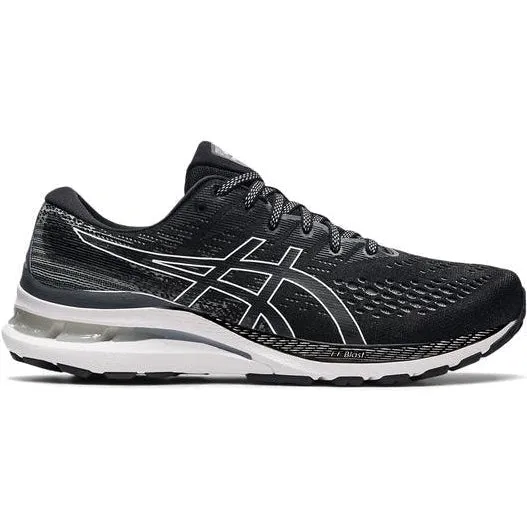 Men's Asics GEL-Kayano 28, Black/White, 12.5 D Medium