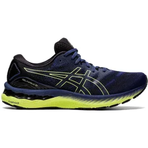 Men's Asics GEL-Nimbus 23, Thunder Blue/Glow Yellow, 8.5 D Medium