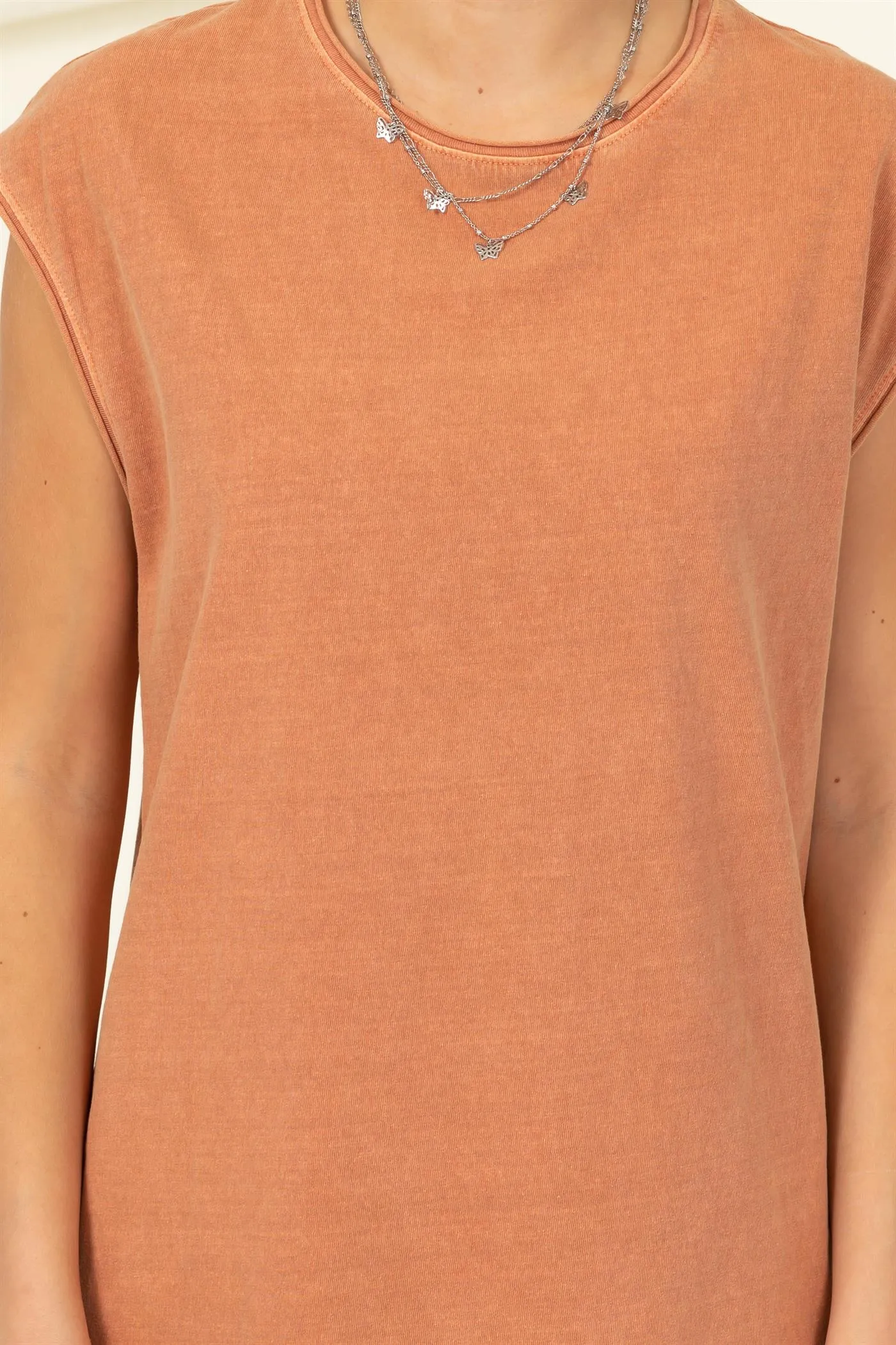 Relaxed Cotton Mini Dress