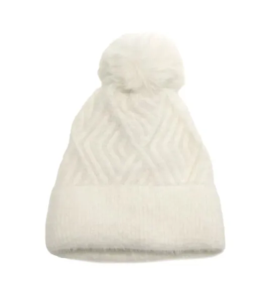Rib Pom Pom Hat