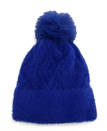 Rib Pom Pom Hat