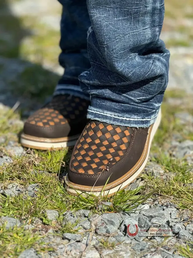 ROCK’EM BROWN CRAZY SERBIA CASUAL SHOES