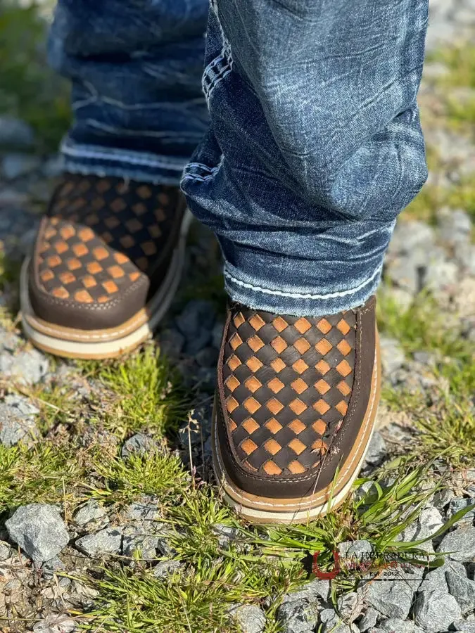 ROCK’EM BROWN CRAZY SERBIA CASUAL SHOES
