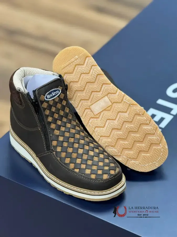 ROCK’EM BROWN CRAZY SERBIA CASUAL SHOES