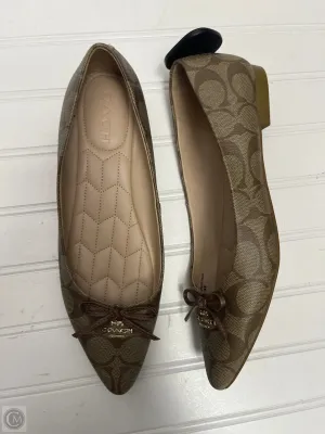 Shoes Designer By Coach In Tan, Size: 7.5