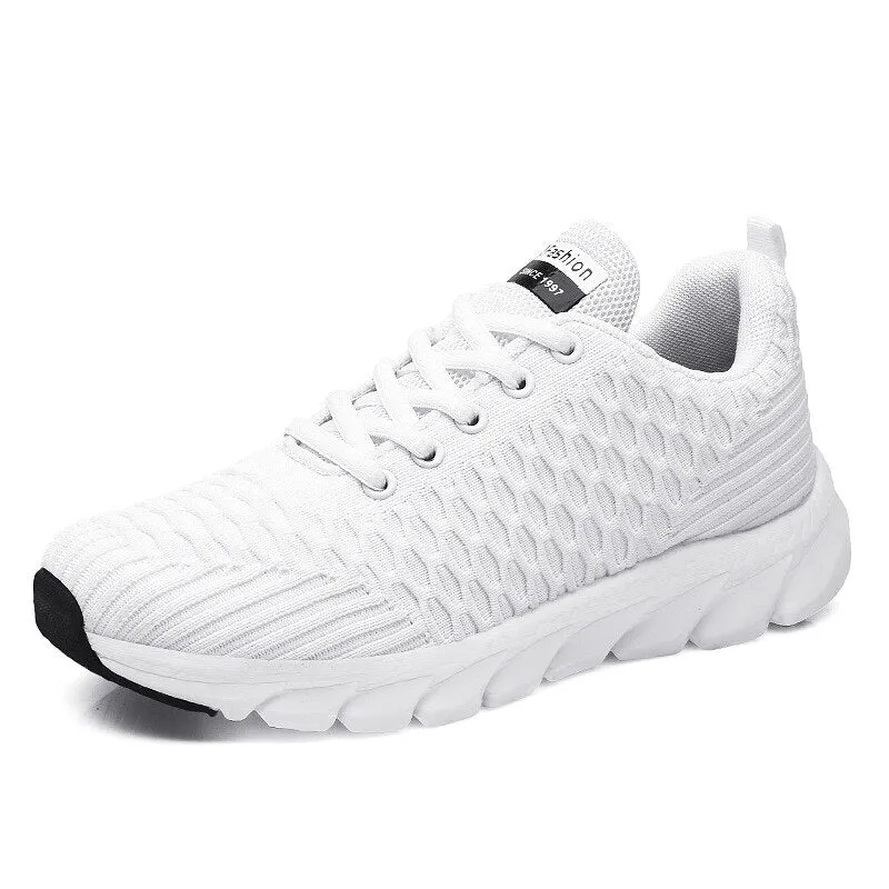 Sonicelife  Women's Sneakers 2024 Fashion Breathable Women Shoes Summer Walking Mesh Light Casual Sneaker Lace-Up Platform Female Footwear
