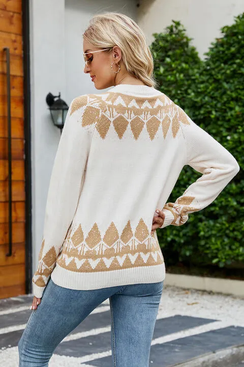 Tanenbaum Round Neck Long Sleeve Sweater
