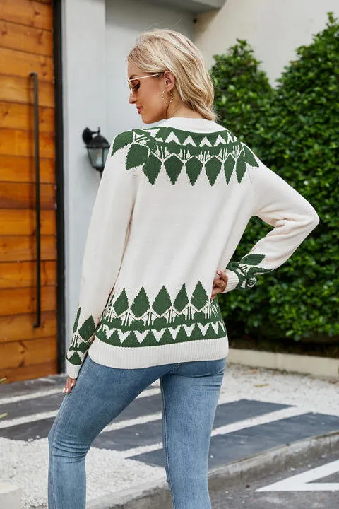 Tanenbaum Round Neck Long Sleeve Sweater