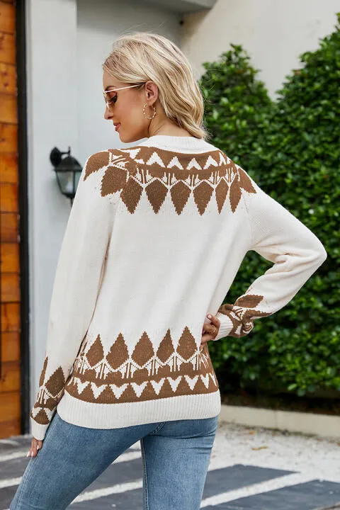 Tanenbaum Round Neck Long Sleeve Sweater