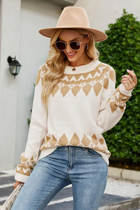 Tanenbaum Round Neck Long Sleeve Sweater