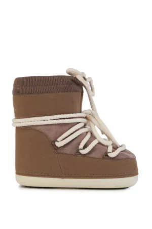 TOASTY-BROWN FLAT SNOW BOOTIE