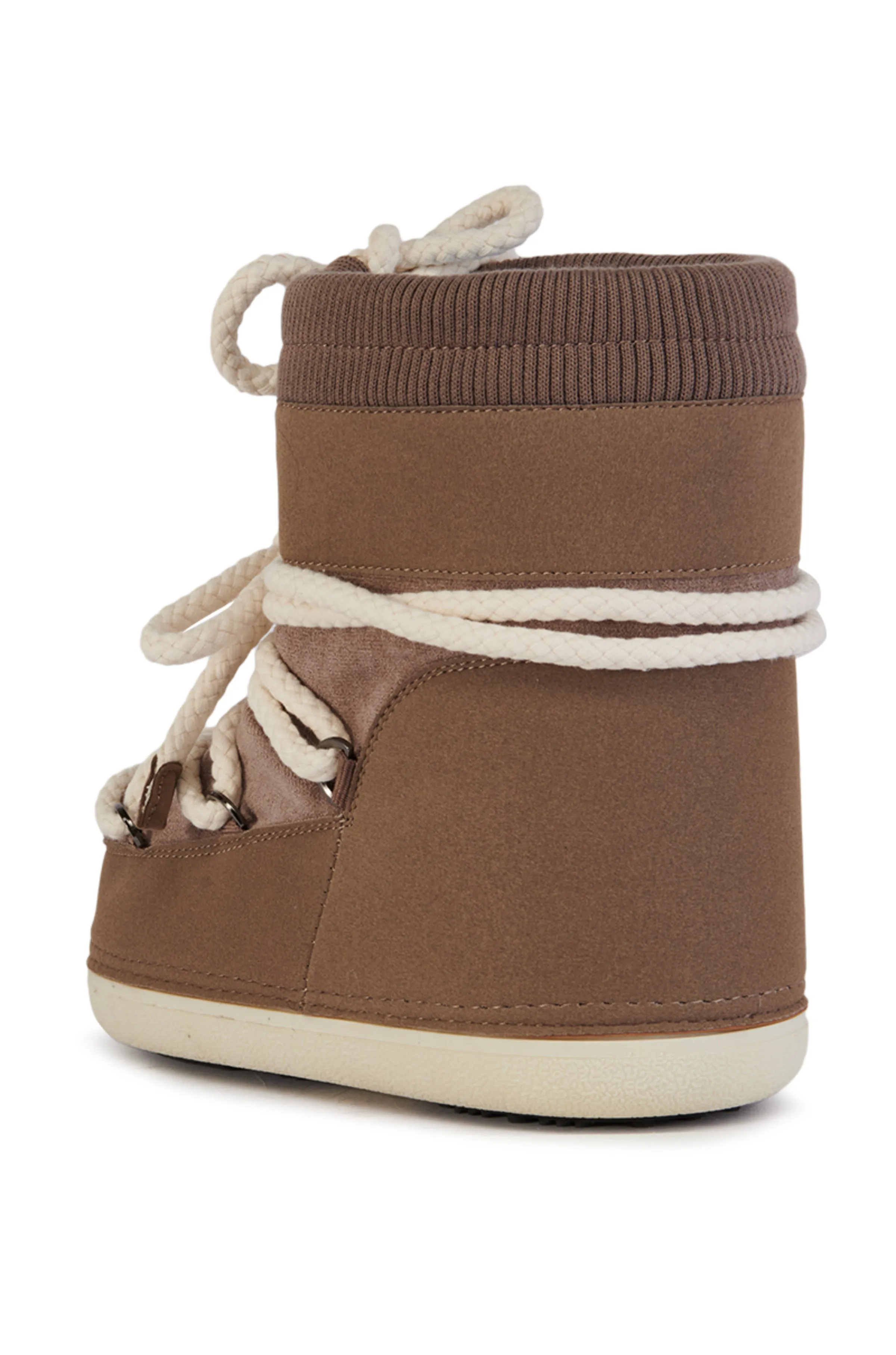 TOASTY-BROWN FLAT SNOW BOOTIE