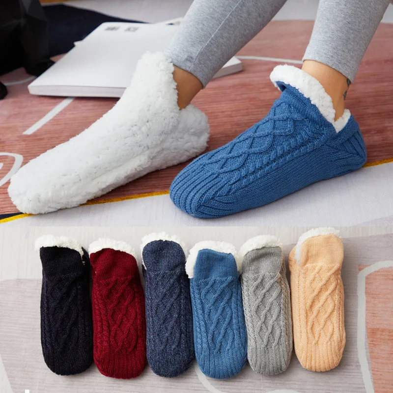 Warm & Cozy Winter Footwear- Non-Slip grip Snow Socks for Women | Brodtica.com