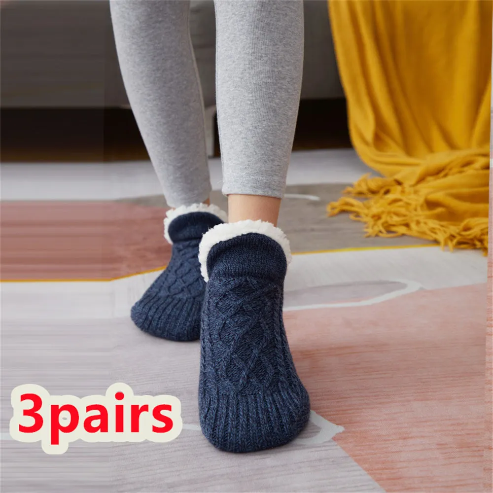 Warm & Cozy Winter Footwear- Non-Slip grip Snow Socks for Women | Brodtica.com