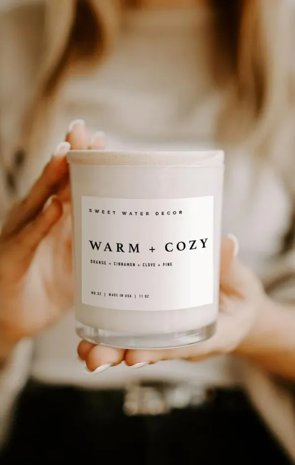Warm and Cozy Candle