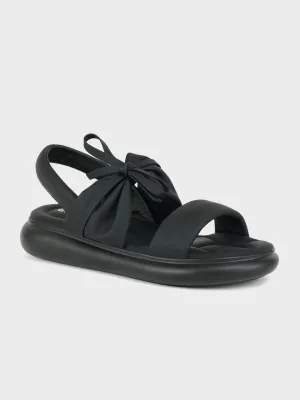 Womens "GREYY" Bow Accented Sandals